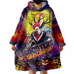 We Are Roosters Halloween Wearable Blanket Hoodie Pumpkin Scary Spooky Season - Aussie Hoodie