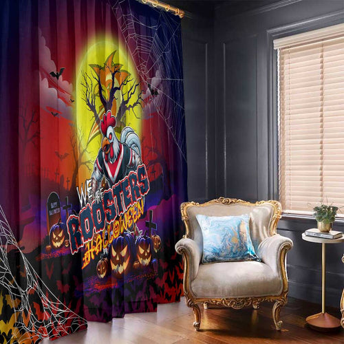 We Are Roosters Halloween Window Curtain Pumpkin Scary Spooky Season - Aussie Hoodie