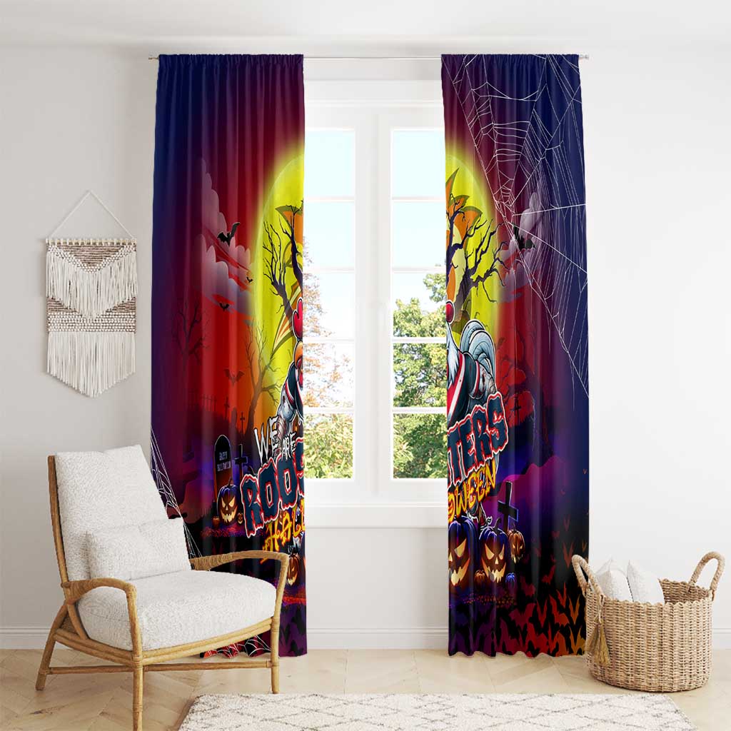 We Are Roosters Halloween Window Curtain Pumpkin Scary Spooky Season - Aussie Hoodie
