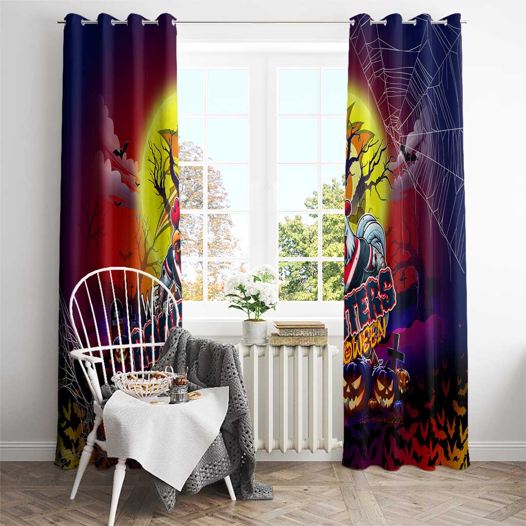 We Are Roosters Halloween Window Curtain Pumpkin Scary Spooky Season - Aussie Hoodie