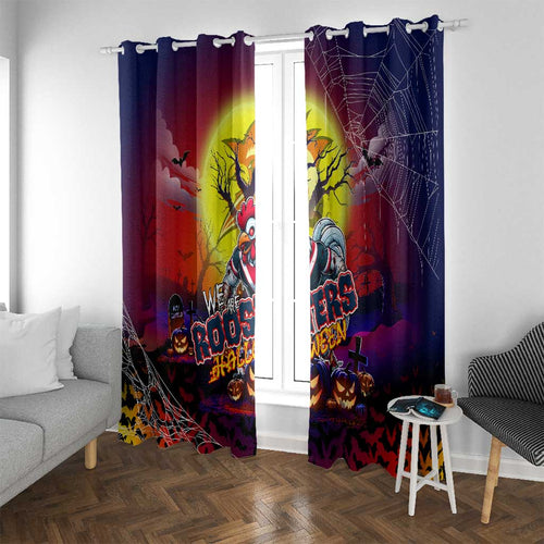 We Are Roosters Halloween Window Curtain Pumpkin Scary Spooky Season - Aussie Hoodie