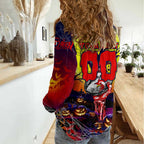 We Are Roosters Halloween Women Casual Shirt Pumpkin Scary Spooky Season - Aussie Hoodie