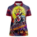 We Are Roosters Halloween Women Polo Shirt Pumpkin Scary Spooky Season - Aussie Hoodie