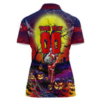 We Are Roosters Halloween Women Polo Shirt Pumpkin Scary Spooky Season - Aussie Hoodie