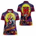 We Are Roosters Halloween Women Polo Shirt Pumpkin Scary Spooky Season - Aussie Hoodie