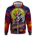 We Are Roosters Halloween Zip Hoodie Pumpkin Scary Spooky Season - Aussie Hoodie