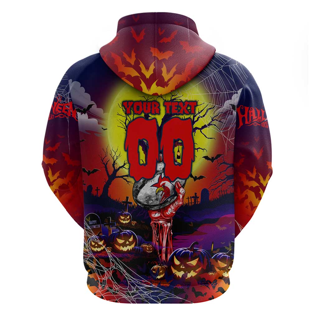 We Are Roosters Halloween Zip Hoodie Pumpkin Scary Spooky Season - Aussie Hoodie