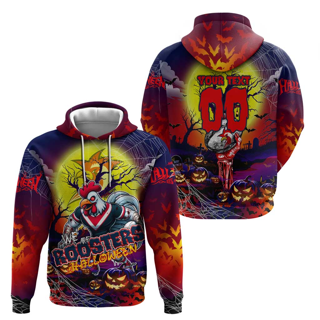 We Are Roosters Halloween Zip Hoodie Pumpkin Scary Spooky Season - Aussie Hoodie