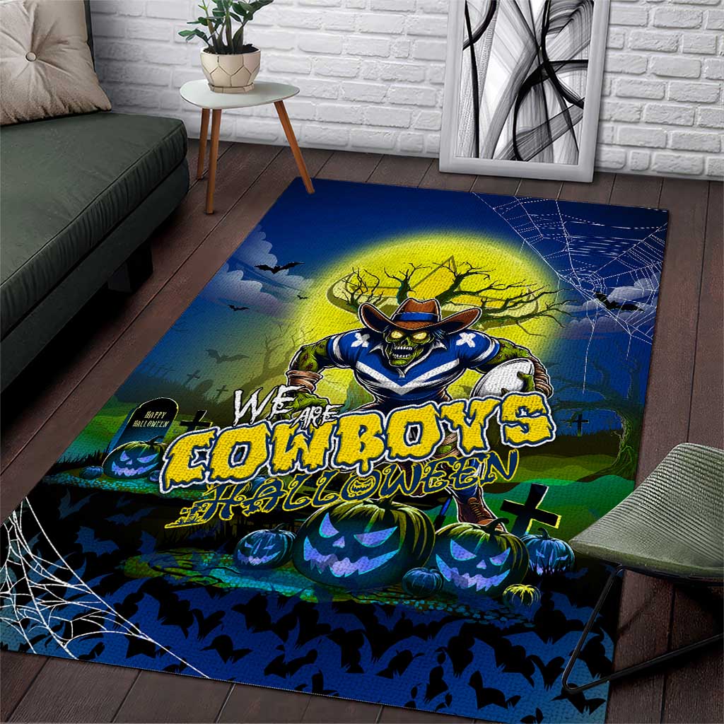 We Are Cowboys Halloween Area Rug Pumpkin Scary Spooky Season - Aussie Hoodie
