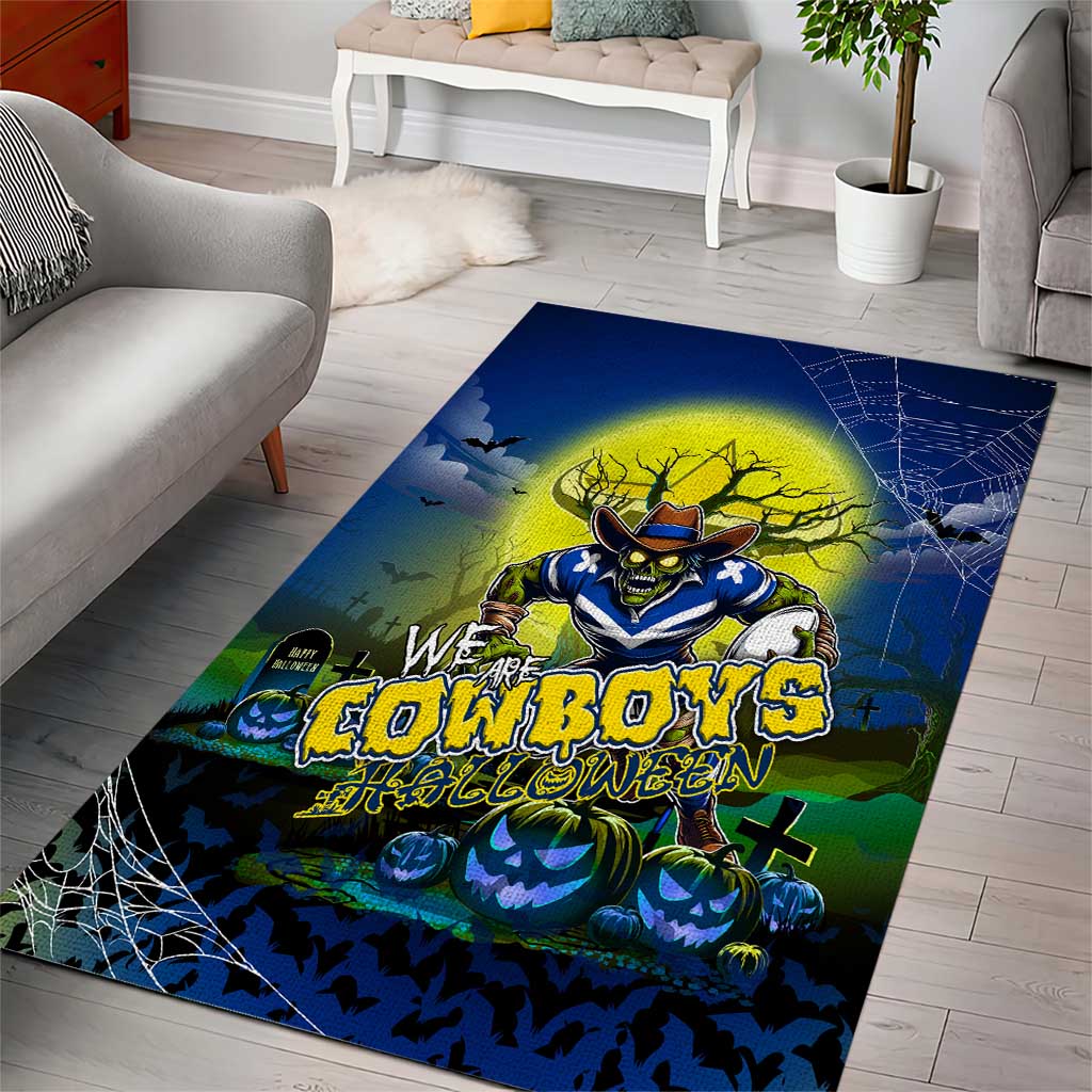We Are Cowboys Halloween Area Rug Pumpkin Scary Spooky Season - Aussie Hoodie