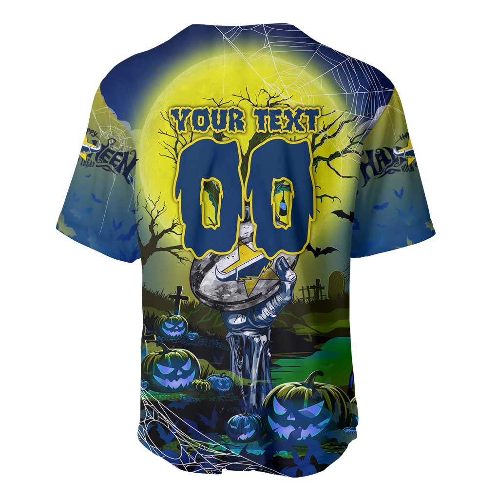 We Are Cowboys Halloween Baseball Jersey Pumpkin Scary Spooky Season - Aussie Hoodie