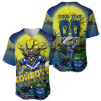 We Are Cowboys Halloween Baseball Jersey Pumpkin Scary Spooky Season - Aussie Hoodie