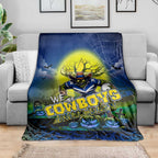 We Are Cowboys Halloween Blanket Pumpkin Scary Spooky Season - Aussie Hoodie