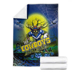 We Are Cowboys Halloween Blanket Pumpkin Scary Spooky Season - Aussie Hoodie