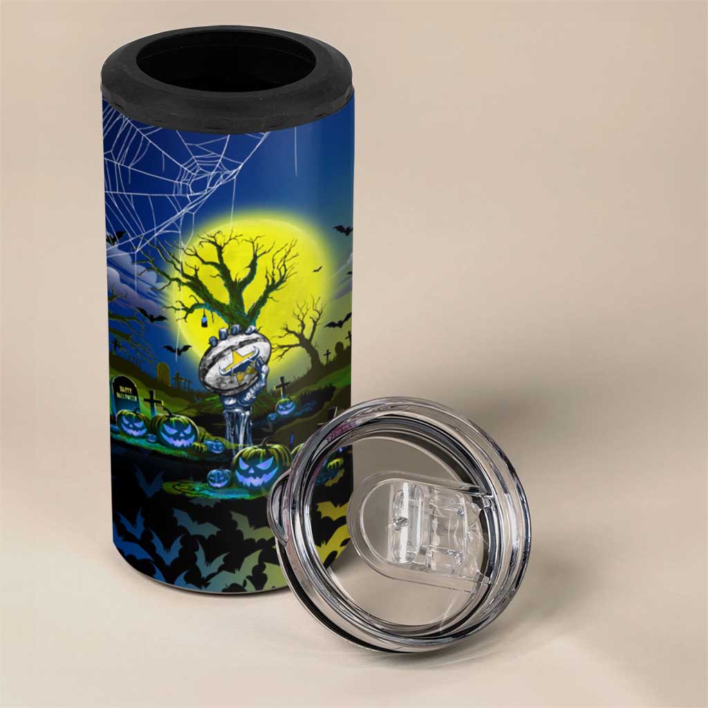 We Are Cowboys Halloween 4 in 1 Can Cooler Tumbler Pumpkin Scary Spooky Season - Aussie Hoodie