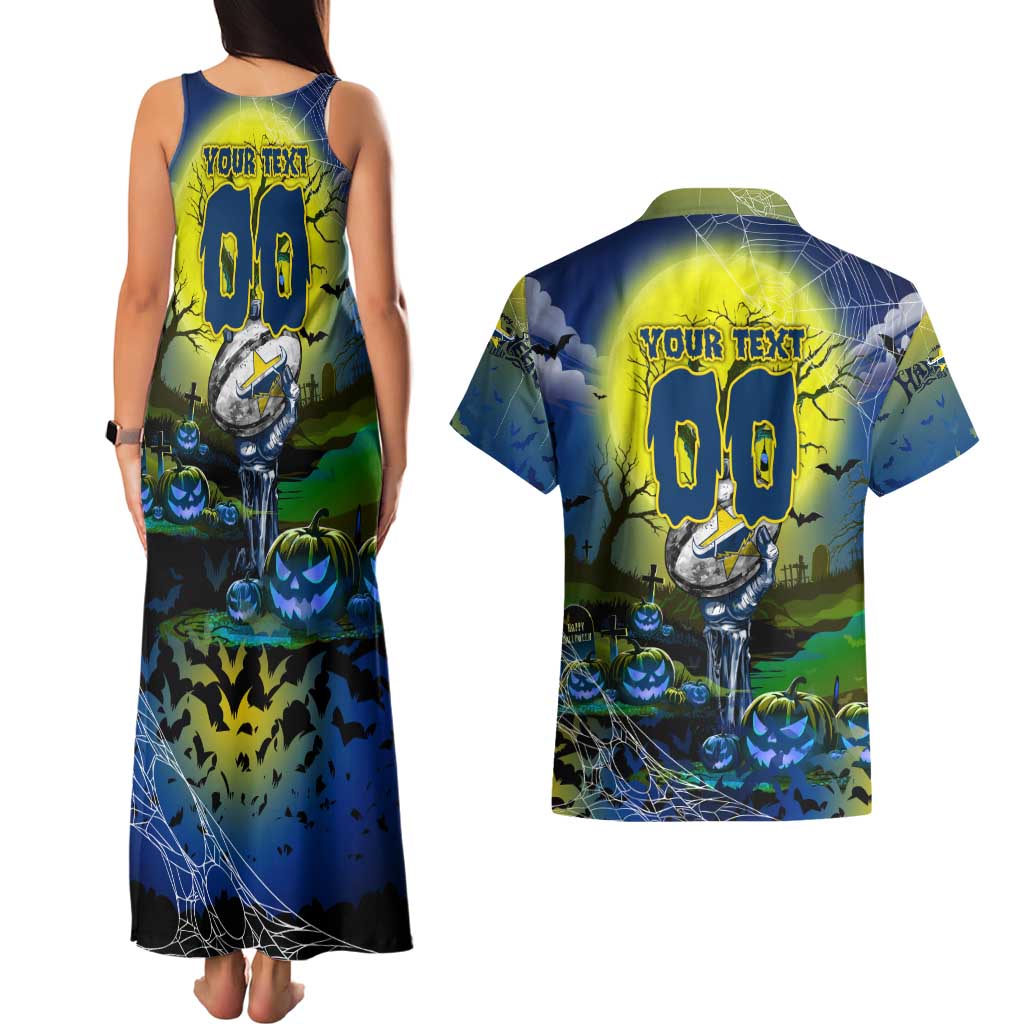 We Are Cowboys Halloween Couples Matching Tank Maxi Dress and Hawaiian Shirt Pumpkin Scary Spooky Season - Aussie Hoodie