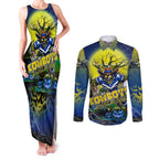 We Are Cowboys Halloween Couples Matching Tank Maxi Dress and Long Sleeve Button Shirt Pumpkin Scary Spooky Season - Aussie Hoodie