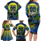 We Are Cowboys Halloween Family Matching Long Sleeve Bodycon Dress and Hawaiian Shirt Pumpkin Scary Spooky Season - Aussie Hoodie