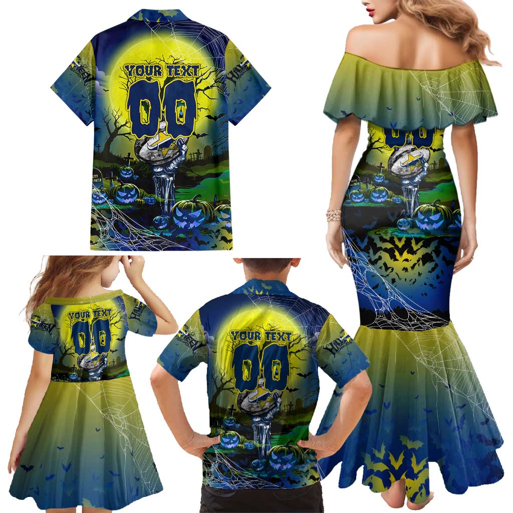 We Are Cowboys Halloween Family Matching Mermaid Dress and Hawaiian Shirt Pumpkin Scary Spooky Season - Aussie Hoodie