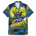 We Are Cowboys Halloween Family Matching Mermaid Dress and Hawaiian Shirt Pumpkin Scary Spooky Season - Aussie Hoodie