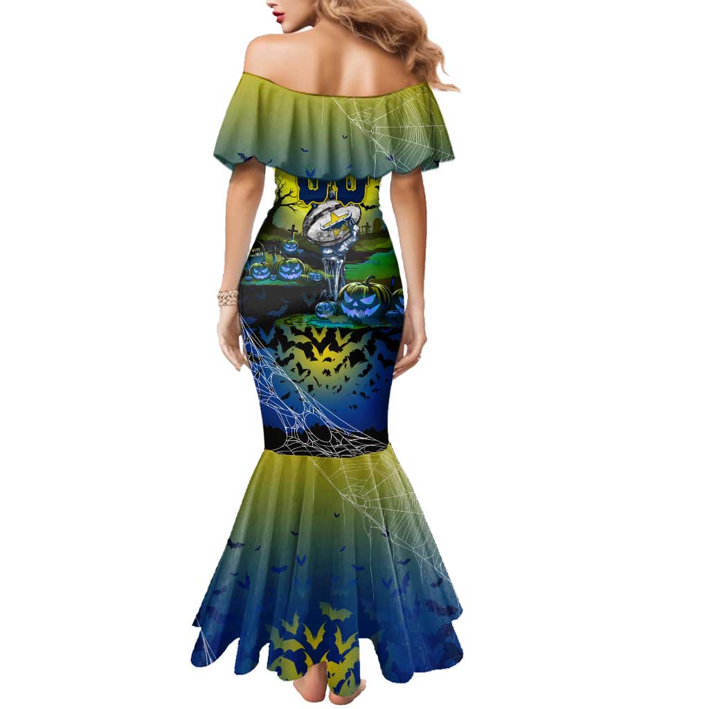 We Are Cowboys Halloween Family Matching Mermaid Dress and Hawaiian Shirt Pumpkin Scary Spooky Season - Aussie Hoodie