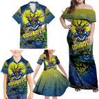 We Are Cowboys Halloween Family Matching Off Shoulder Maxi Dress and Hawaiian Shirt Pumpkin Scary Spooky Season - Aussie Hoodie