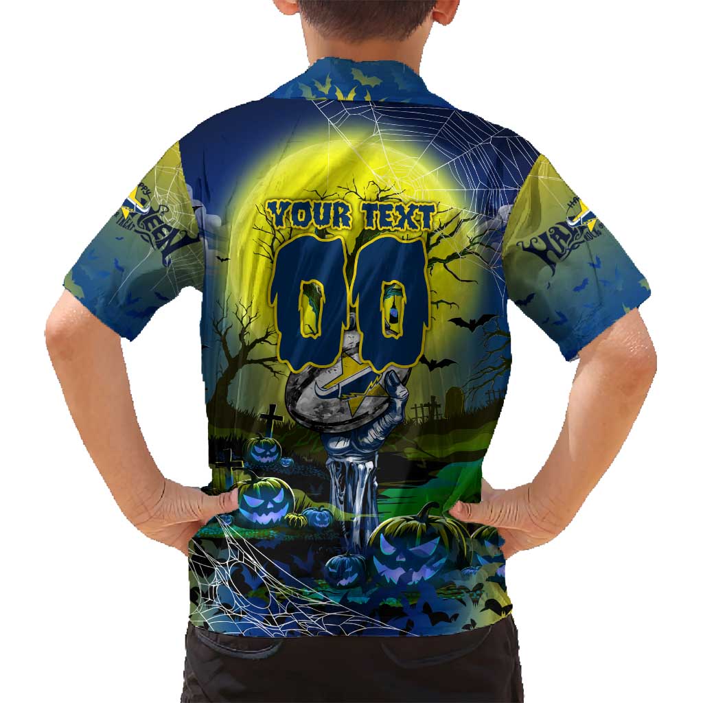 We Are Cowboys Halloween Family Matching Off Shoulder Maxi Dress and Hawaiian Shirt Pumpkin Scary Spooky Season - Aussie Hoodie