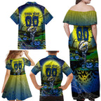 We Are Cowboys Halloween Family Matching Off Shoulder Maxi Dress and Hawaiian Shirt Pumpkin Scary Spooky Season - Aussie Hoodie