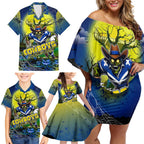 We Are Cowboys Halloween Family Matching Off Shoulder Short Dress and Hawaiian Shirt Pumpkin Scary Spooky Season - Aussie Hoodie
