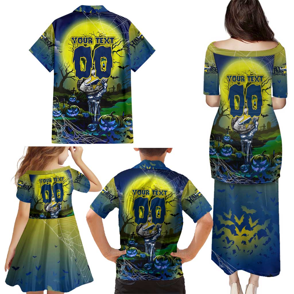 We Are Cowboys Halloween Family Matching Puletasi and Hawaiian Shirt Pumpkin Scary Spooky Season - Aussie Hoodie