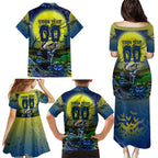 We Are Cowboys Halloween Family Matching Puletasi and Hawaiian Shirt Pumpkin Scary Spooky Season - Aussie Hoodie
