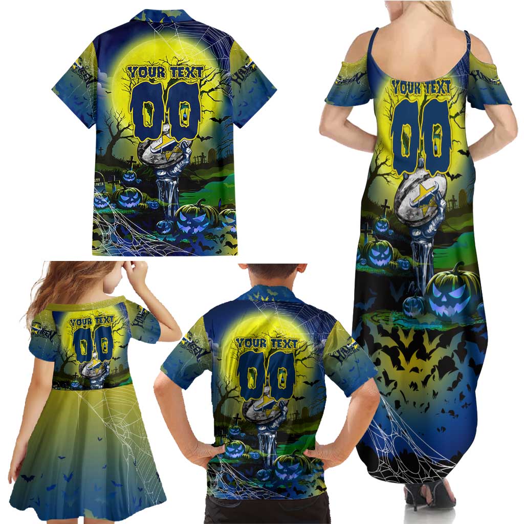 We Are Cowboys Halloween Family Matching Summer Maxi Dress and Hawaiian Shirt Pumpkin Scary Spooky Season - Aussie Hoodie