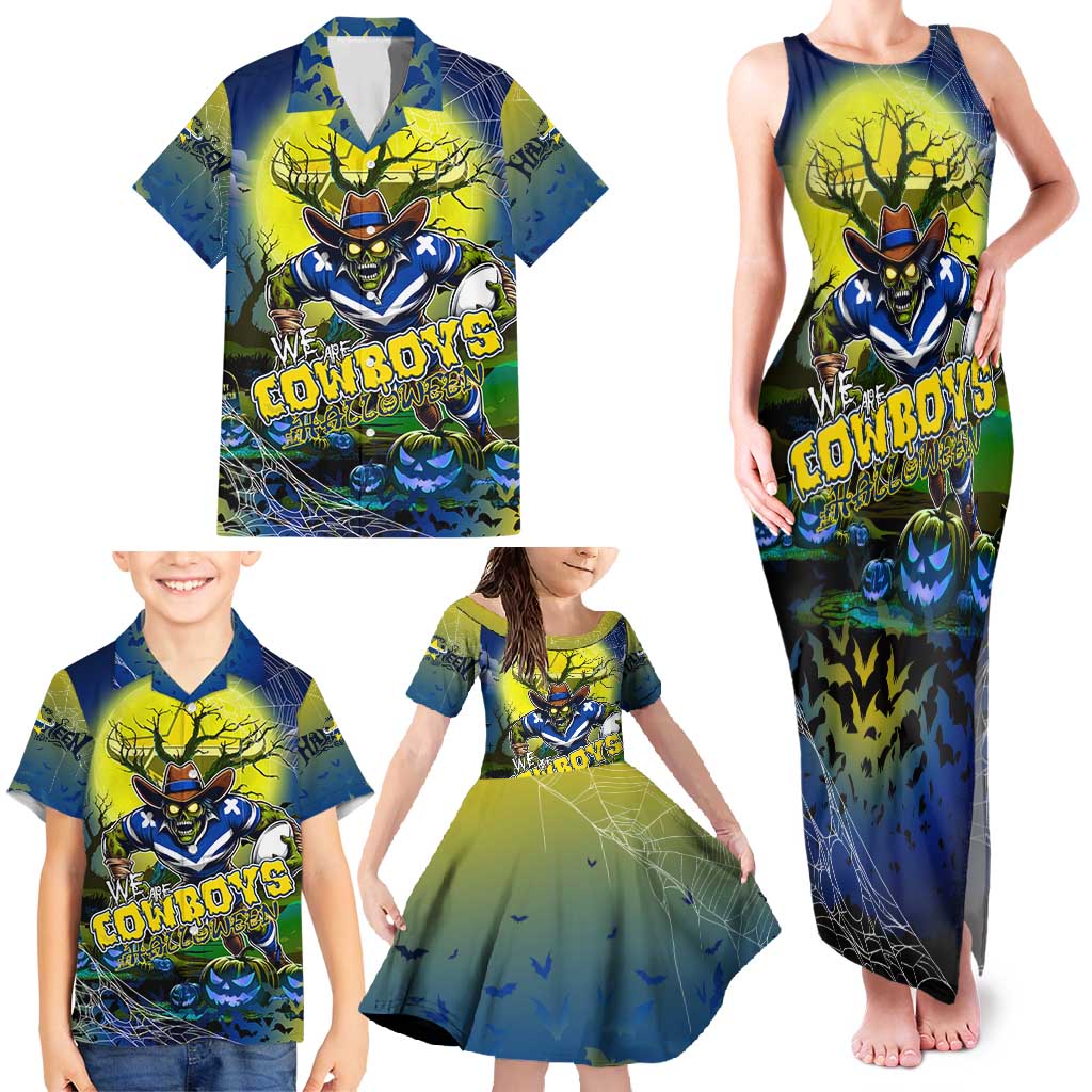 We Are Cowboys Halloween Family Matching Tank Maxi Dress and Hawaiian Shirt Pumpkin Scary Spooky Season - Aussie Hoodie