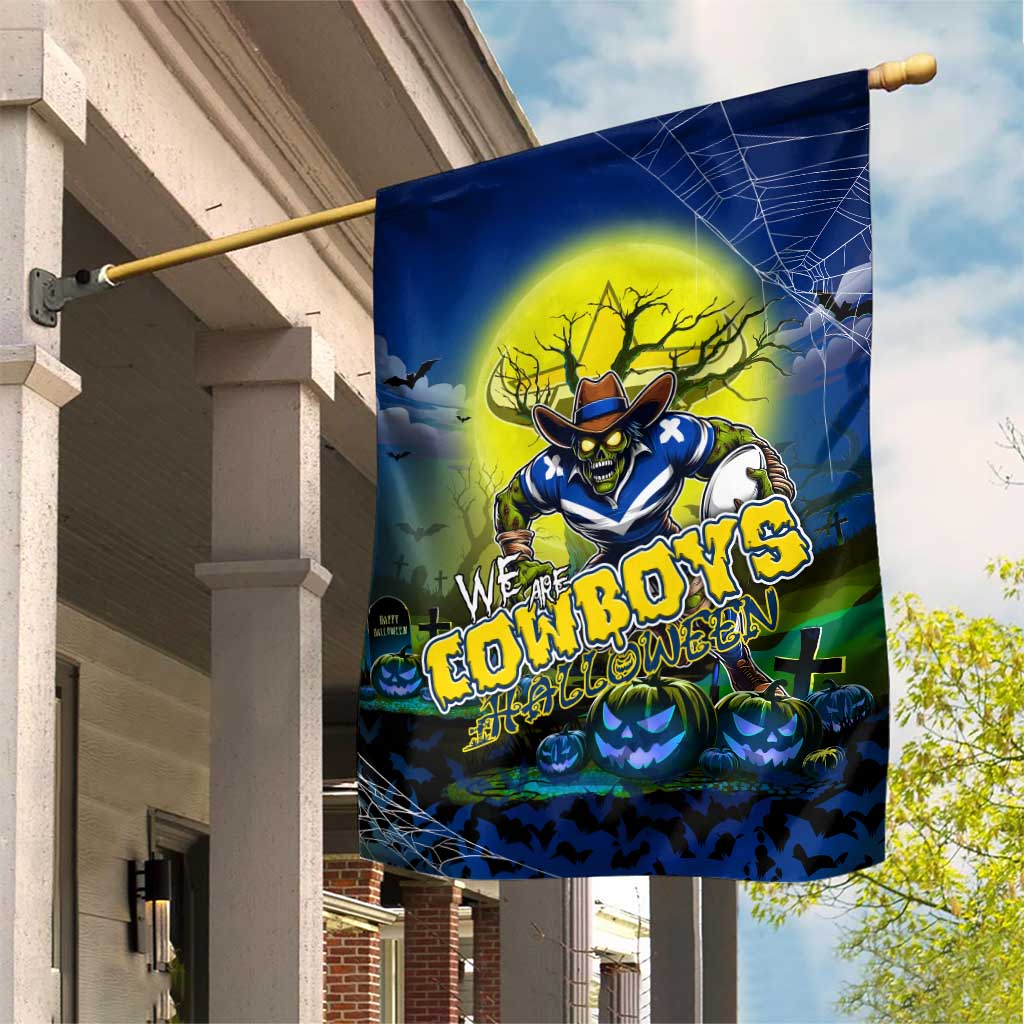 We Are Cowboys Halloween Garden Flag Pumpkin Scary Spooky Season - Aussie Hoodie
