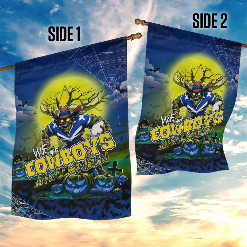 We Are Cowboys Halloween Garden Flag Pumpkin Scary Spooky Season - Aussie Hoodie