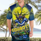 We Are Cowboys Halloween Hawaiian Shirt Pumpkin Scary Spooky Season - Aussie Hoodie