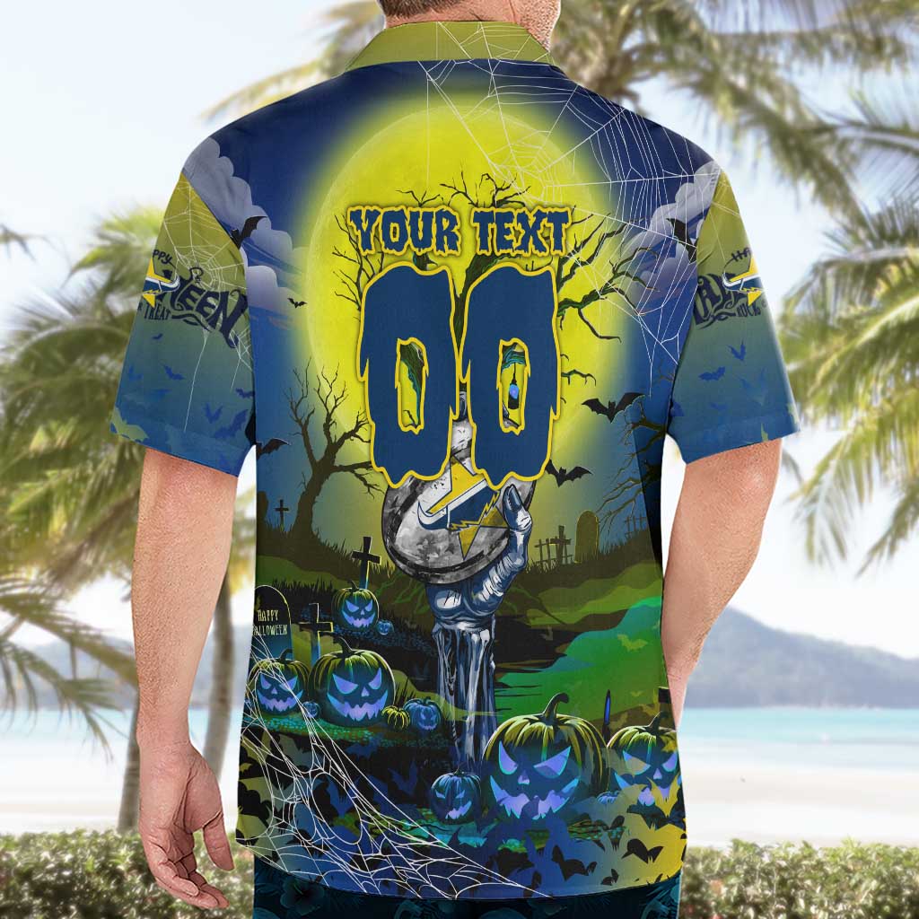 We Are Cowboys Halloween Hawaiian Shirt Pumpkin Scary Spooky Season - Aussie Hoodie