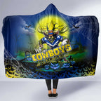 We Are Cowboys Halloween Hooded Blanket Pumpkin Scary Spooky Season - Aussie Hoodie