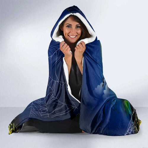 We Are Cowboys Halloween Hooded Blanket Pumpkin Scary Spooky Season - Aussie Hoodie