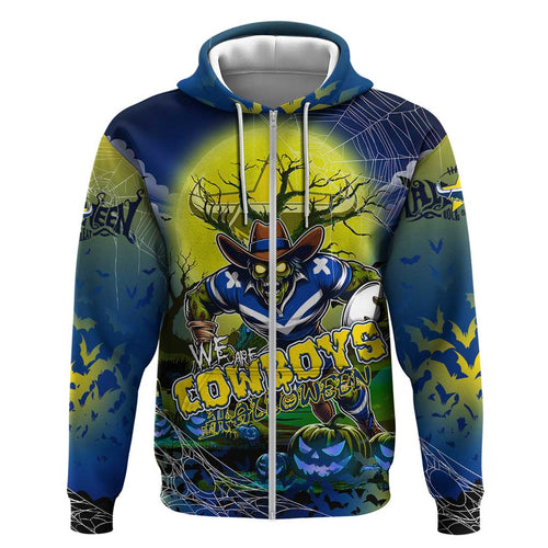 We Are Cowboys Halloween Hoodie Pumpkin Scary Spooky Season - Aussie Hoodie