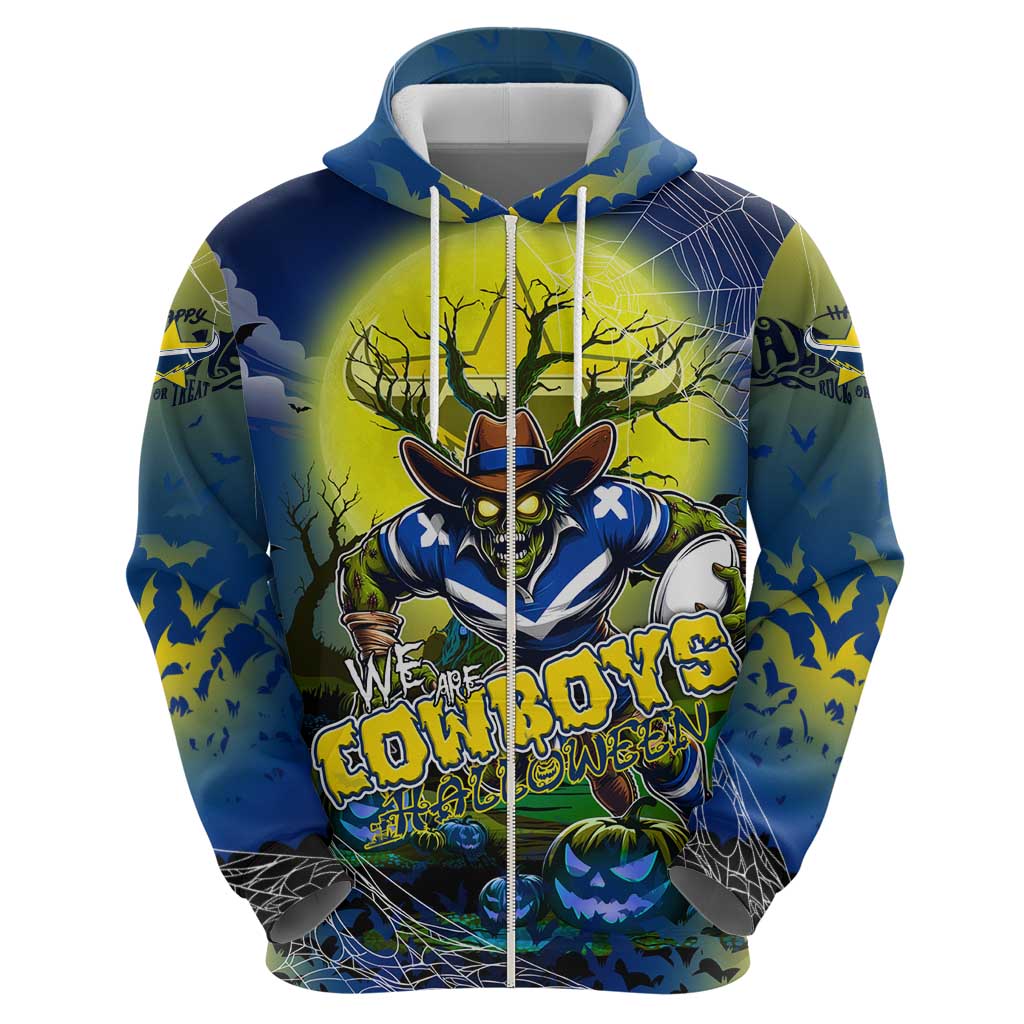We Are Cowboys Halloween Hoodie Pumpkin Scary Spooky Season - Aussie Hoodie