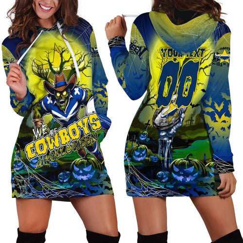 We Are Cowboys Halloween Hoodie Dress Pumpkin Scary Spooky Season - Aussie Hoodie