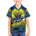 We Are Cowboys Halloween Kid Hawaiian Shirt Pumpkin Scary Spooky Season - Aussie Hoodie