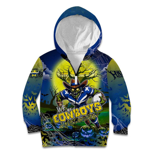 We Are Cowboys Halloween Kid Hoodie Pumpkin Scary Spooky Season - Aussie Hoodie