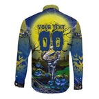 We Are Cowboys Halloween Long Sleeve Button Shirt Pumpkin Scary Spooky Season - Aussie Hoodie