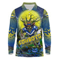 We Are Cowboys Halloween Long Sleeve Polo Shirt Pumpkin Scary Spooky Season - Aussie Hoodie