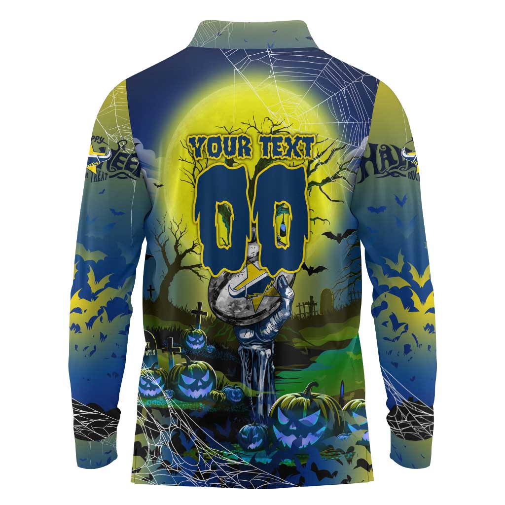 We Are Cowboys Halloween Long Sleeve Polo Shirt Pumpkin Scary Spooky Season - Aussie Hoodie