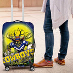 We Are Cowboys Halloween Luggage Cover Pumpkin Scary Spooky Season - Aussie Hoodie
