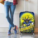 We Are Cowboys Halloween Luggage Cover Pumpkin Scary Spooky Season - Aussie Hoodie