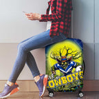 We Are Cowboys Halloween Luggage Cover Pumpkin Scary Spooky Season - Aussie Hoodie
